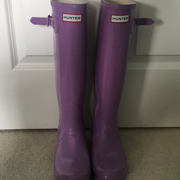 Hunter Shoes - Light purple hunter boots